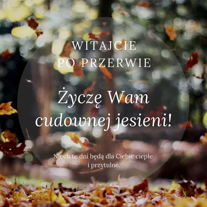 powrót po przerwie grafika