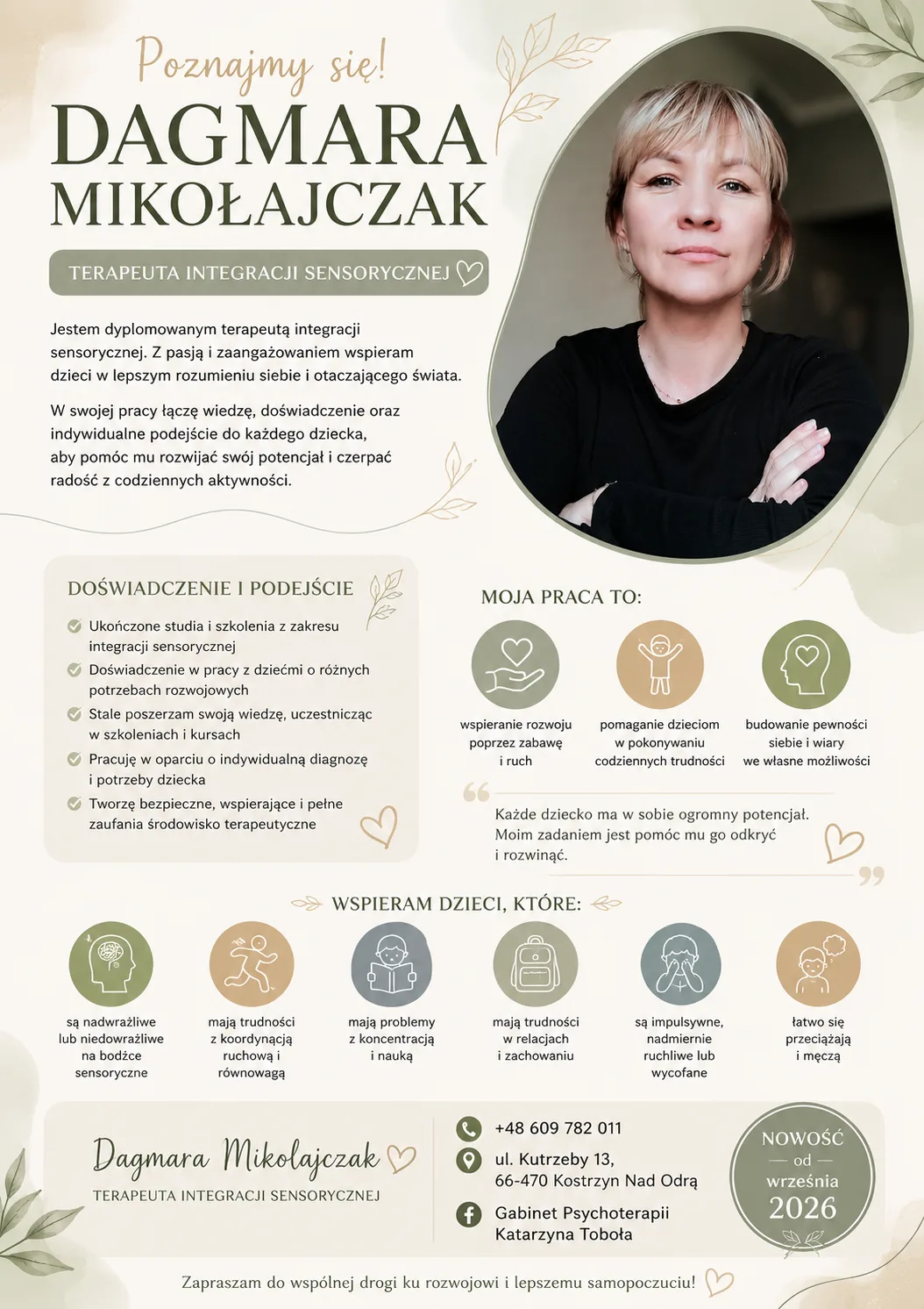 Terapeuta Dagmara Mikołajczyk